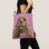 Blonde Cocker Spaniel hond Draagtas (Dichtbij)