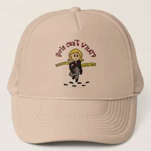 Blonde CSI Girl Trucker Pet