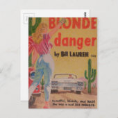 Blonde Danger briefkaart (Voorkant / Achterkant)