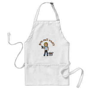 Blonde Do-it-Yourself Diva Standaard Schort