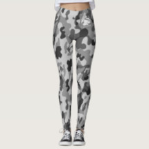 Blonde en Broke - Grijze zwarte Leggings van Camou