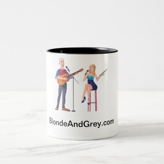 Blonde et mug gris (Centre)
