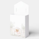 Blonde Fairy Baby shower Bedankt Bedankdoosjes (Geopend)