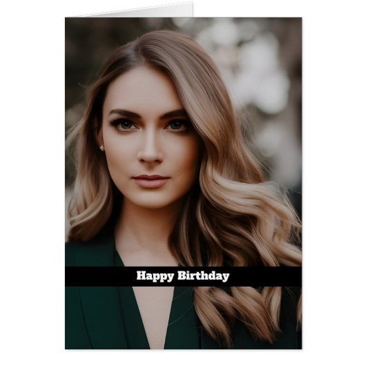 Blonde Fantasy Woman Birthday (Voorkant)