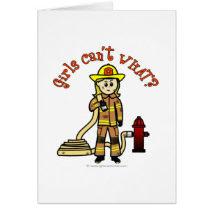 Blonde Firefighter Girl