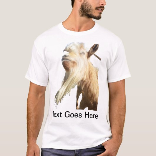 Blonde geit T-shirt (Voorkant)