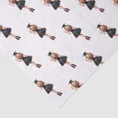 Blonde Graduate 'Je L'Ai Fait' Papier Mousseline (Détail)