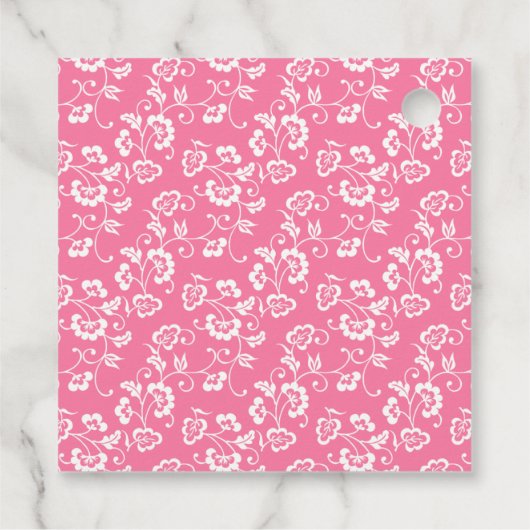 Blonde Hair Ballerina Pink Birthday Hartelijk dank Bedankjes Labels (Achterkant)