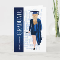 Blonde Hair Blue Pet en Vrouw van gans Afstuderen