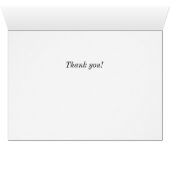 Blonde Horse Walk Dans La Carte de remerciements D (Intérieur Horizontal (Bas))