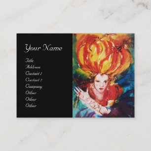 BLONDE IN RED Beauty, Makeup, Hair Salon Visitekaartje