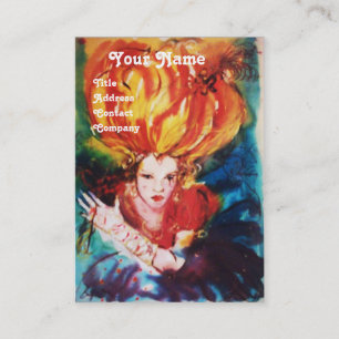 BLONDE IN RED Monogram Beauty, Makeup, Hair Salon Visitekaartje