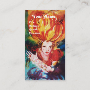 BLONDE IN RED Monogram Beauty, Makeup, Hair Salon Visitekaartje