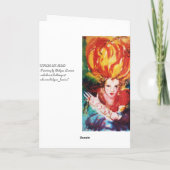 BLONDE IN ROOD MONOGRAM NOTITIEKAARTJE (Achterkant)