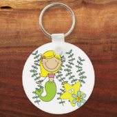 Blonde Meermin Sleutelhanger (Voorkant)