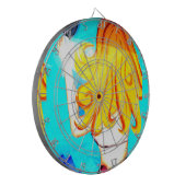 blonde mermaid dart board dartbord (Voorkant Links)