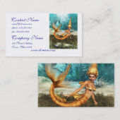 Blonde Mermaid Visitekaartje (Voorkant / Achterkant)