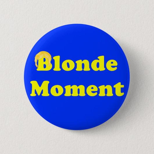 Blonde Moment Ronde Button 5,7 Cm (Voorkant)