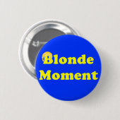 Blonde Moment Ronde Button 5,7 Cm (Voorkant /achterkant)