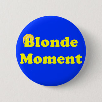 Blonde Moment Ronde Button 5,7 Cm