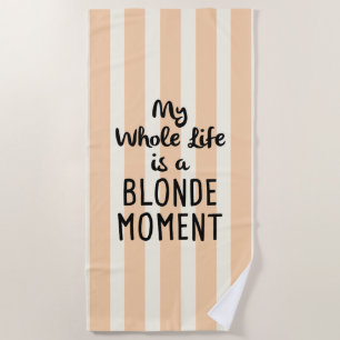 Blonde Moment Strandlaken