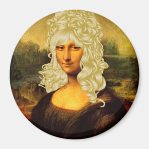 Blonde Mona Lisa Magneet