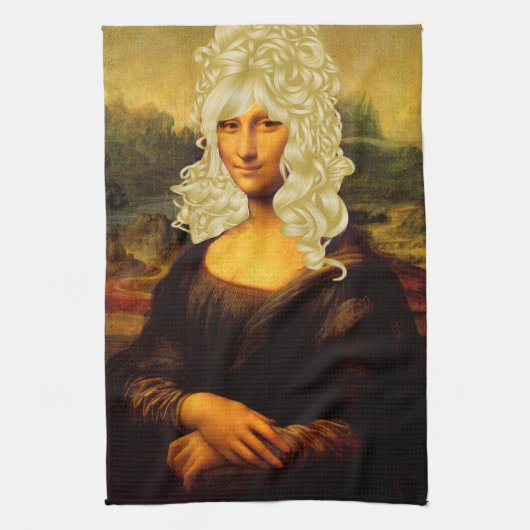 Blonde Mona Lisa Theedoek (Verticaal)