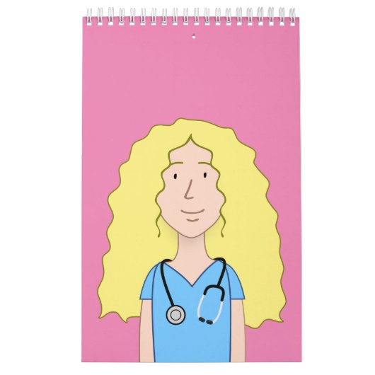 Blonde Nurse Kalender (Hoes)