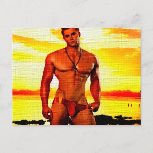 Blonde Obsessie Briefkaart (Voorkant)