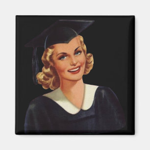 Blonde-opgeleide dame Magneet