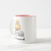 Blonde personnalisée de tasse de professeur (Devant gauche)
