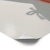 Blonde pin-up rood ondergoed perfect poster (Hoek)