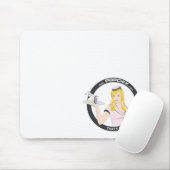 Blonde PopChiX Girl Mousepad Muismat (Met muis)