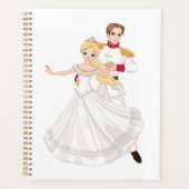 Blonde Princess and Charming Prince Fairytale Planner (Voorkant)
