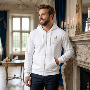 Blonde Prinses en Charmante Prins Sprookje Hoodie