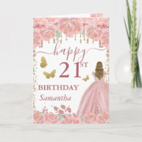 Blonde Prinses Roze Gouden Jurk Verjaardag