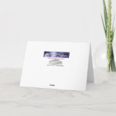 Blonde Sirène Imaginaire personnalisable carte d'a (Dos)