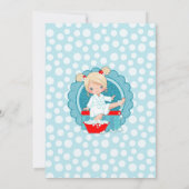 Blonde Spa Party Filles Anniversaire Invitation (Dos)