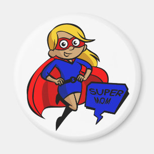 blonde supermoeder magneet