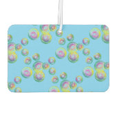 Blonde Swimming Mermaid Girl Bubbles Ocean Initiaa Luchtverfrisser (Achterkant)