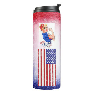 Blonde 💯 % Trump Girl Thermal Tumbler Thermosbeker