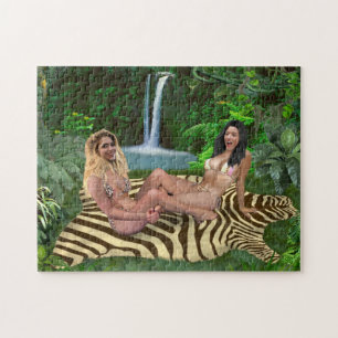 BLONDE VS BRUNETTE LEGPUZZEL