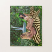 BLONDE VS BRUNETTE LEGPUZZEL (Verticaal)