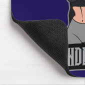 Blonde Woman Mousepad Blue Muismat (Hoek)