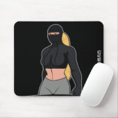 Blonde Woman Mousepad Muismat (Met muis)