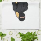 Blonde Woman Tea Towel Theedoek (Gevouwen)