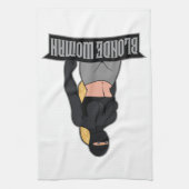 Blonde Woman Tea Towel Theedoek (Verticaal)