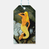 blonde zeemeermin cadeaulabel (Achterkant)