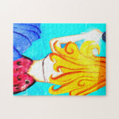 blonde zeemeervis puzzel legpuzzel (Horizontaal)