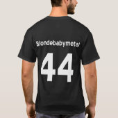 Blondebabymetal T-shirt (Achterkant)